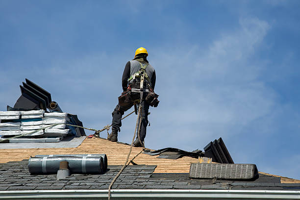 Professional Gutter Installation technician working in Taholah, WA